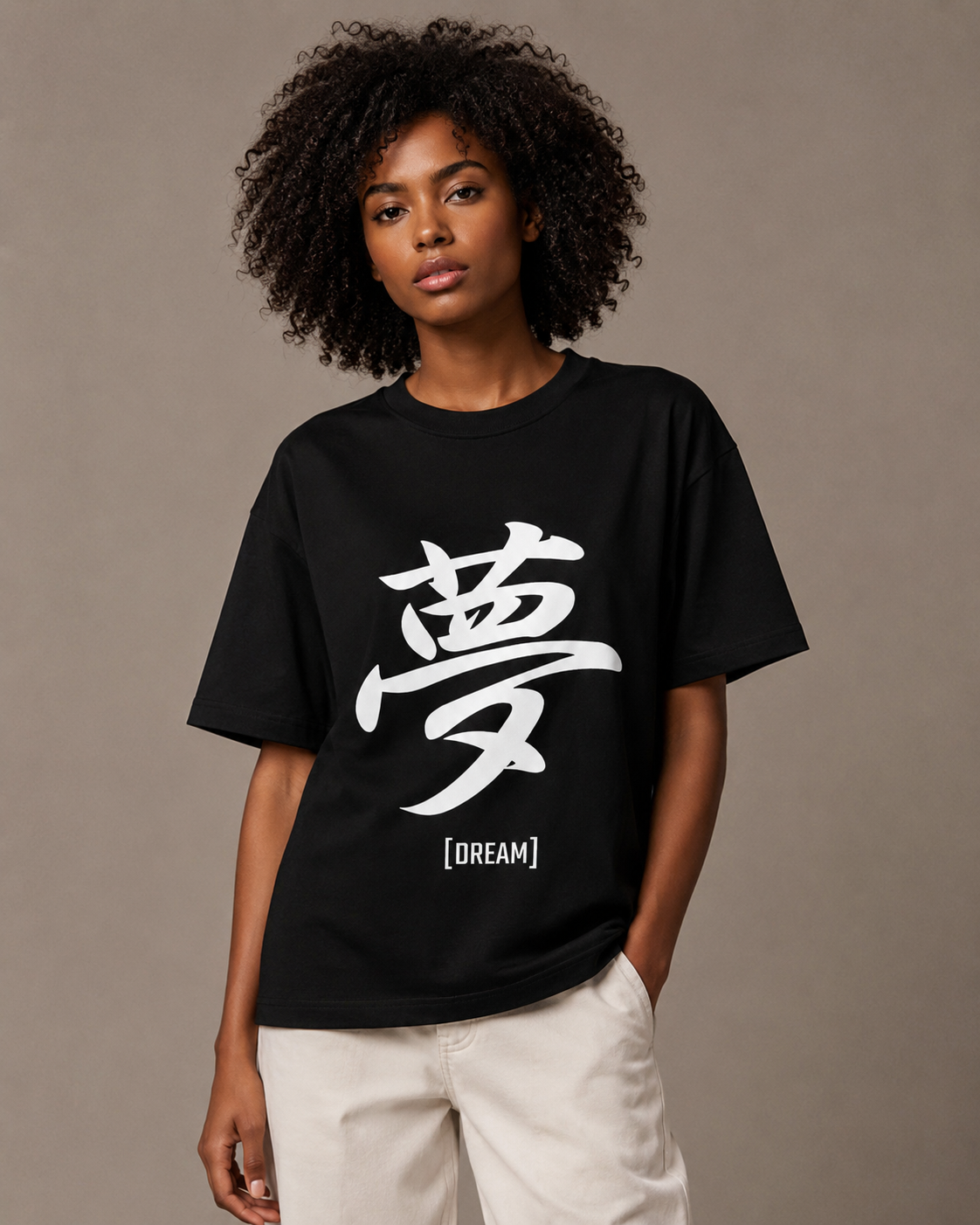 Dream Japanese Text T-shirt