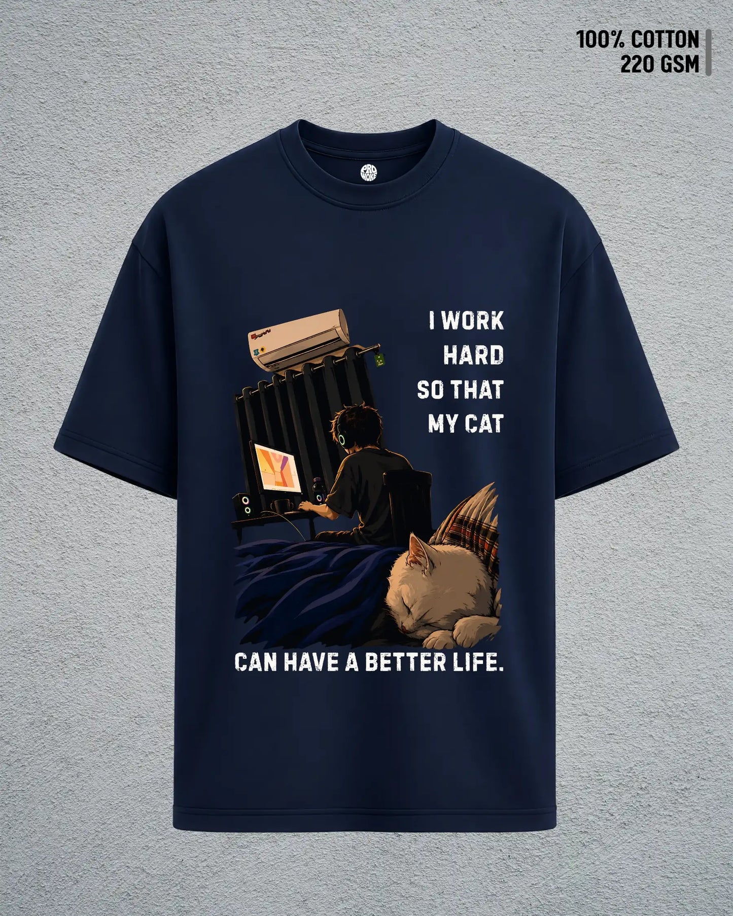 He Works, Cat Thrives
