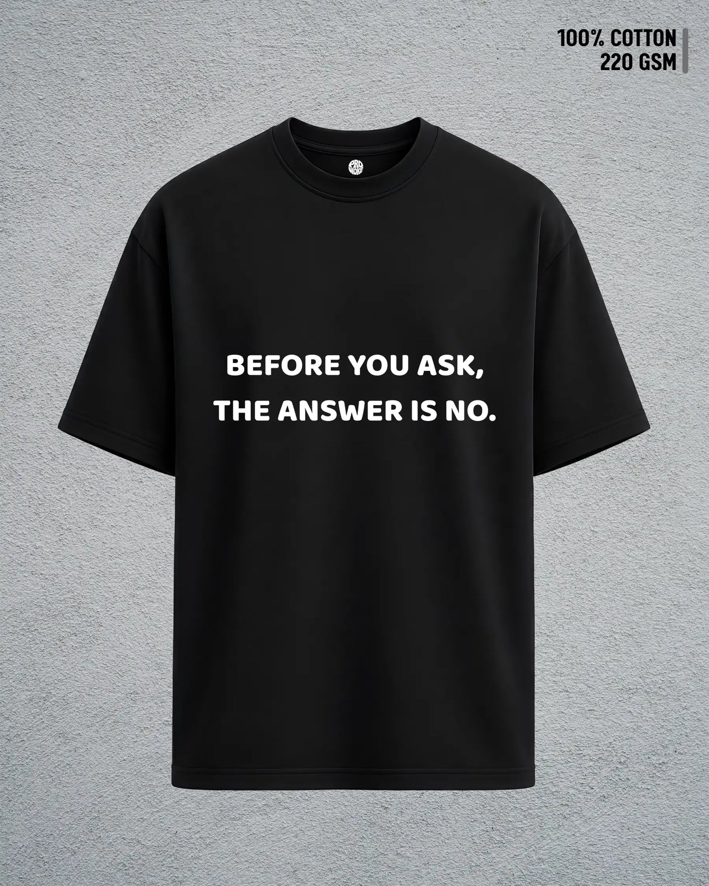 The Answer Is No